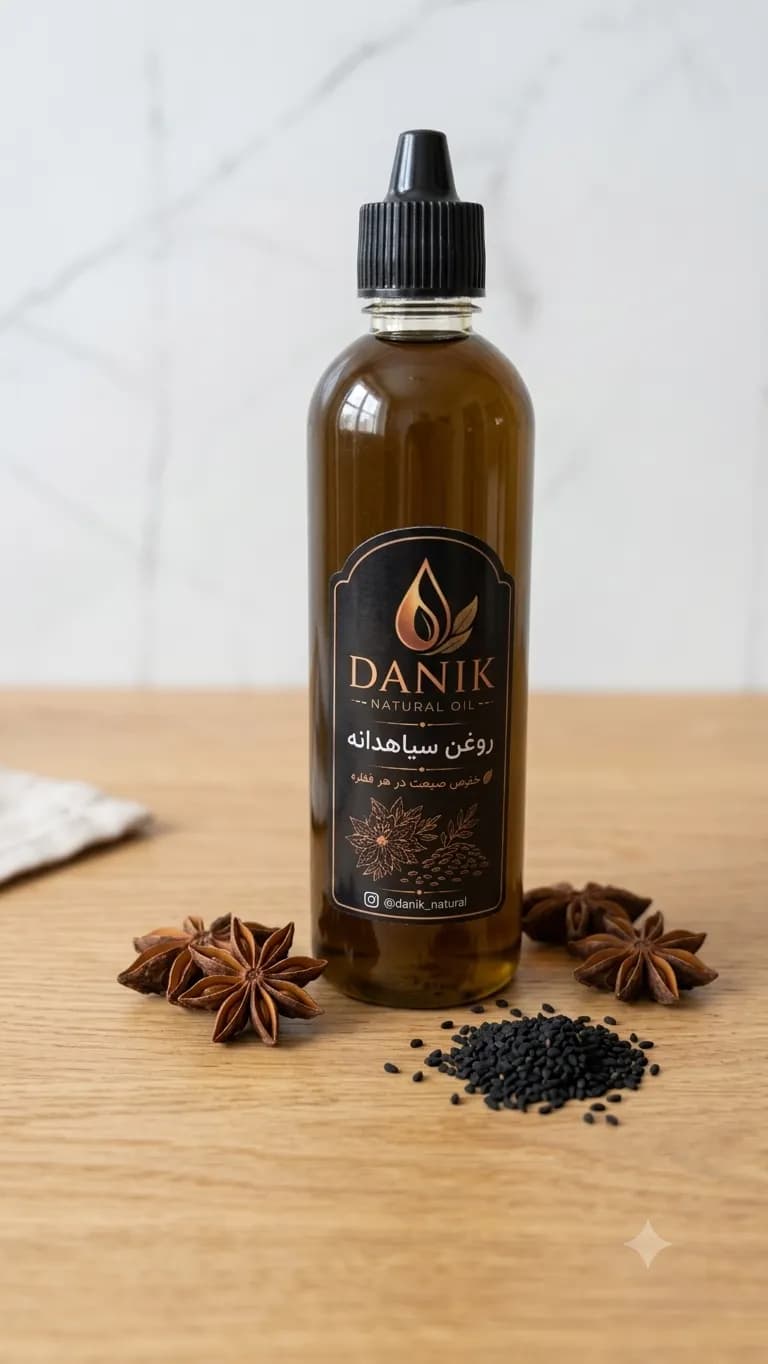 روغن سیاهدانه دانیک – ۱۲۰ میلی‌لیتر